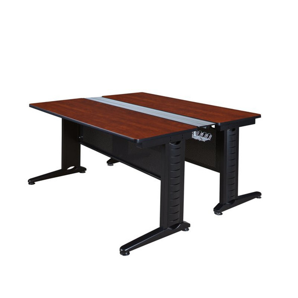 Fusion Benching Systems, 58 D X 29 H, 72 W X Wood, Metal, Cherry