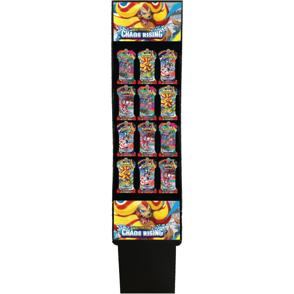 Pokemon Chaos Rising Sleeved Booster 96-Count Floor Display Pack of 96