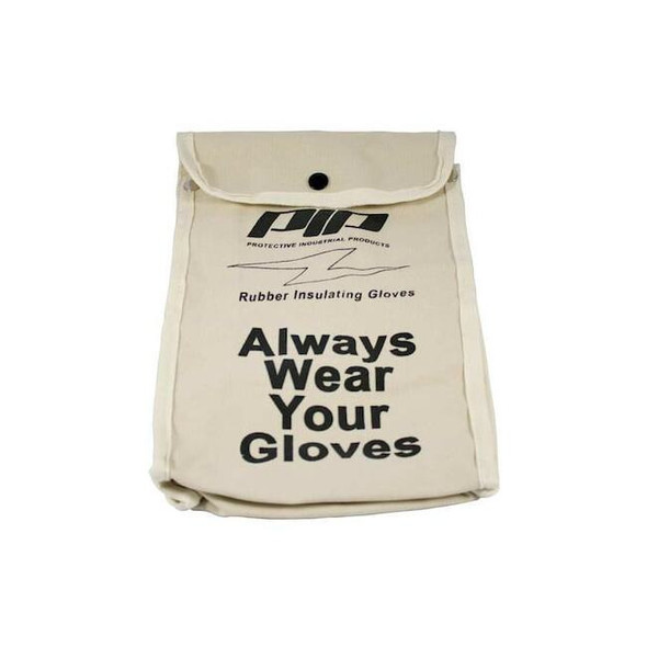 Protective Canvas Bag for Rubber Insulating Gloves, Canvas, ,Off-White ,11"