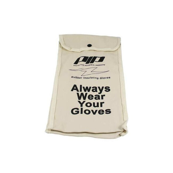 Protective Canvas Bag for Rubber Insulating Gloves, Canvas, ,Off-White ,14"