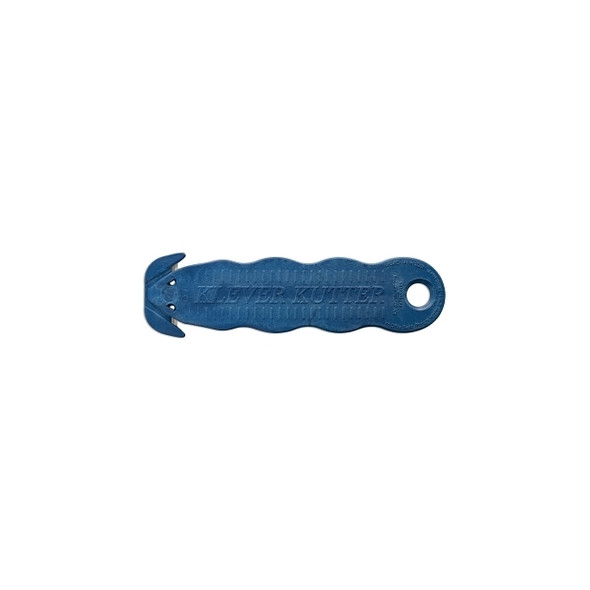 Klever Kutter™ NSF® Food Zone Safety Cutter, 4-5/8 in L, Razor Style, Stainless Steel, Blue, Metal Detectable