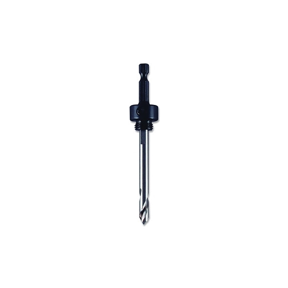 Hole Saw Arbor, 1/4 in Hex, 1/4 in Arbor dia, 1/2 in-20 Thread, Standard Pilot Arbor