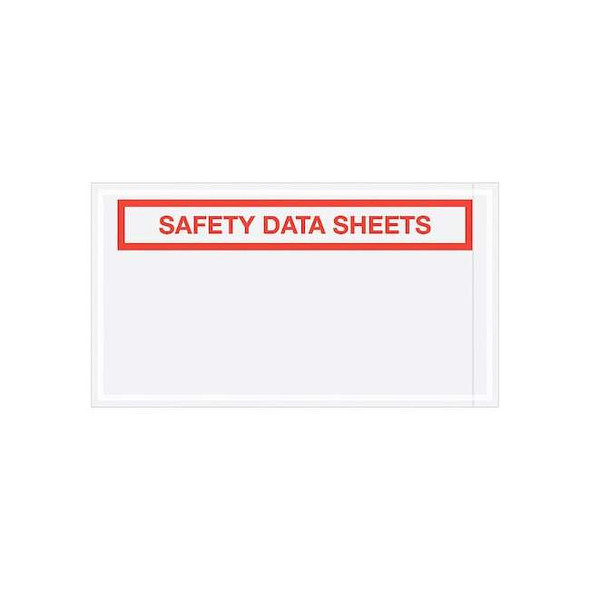 Manufacturer Varies Packing List Envelopes, Clear, PK1000 PL494