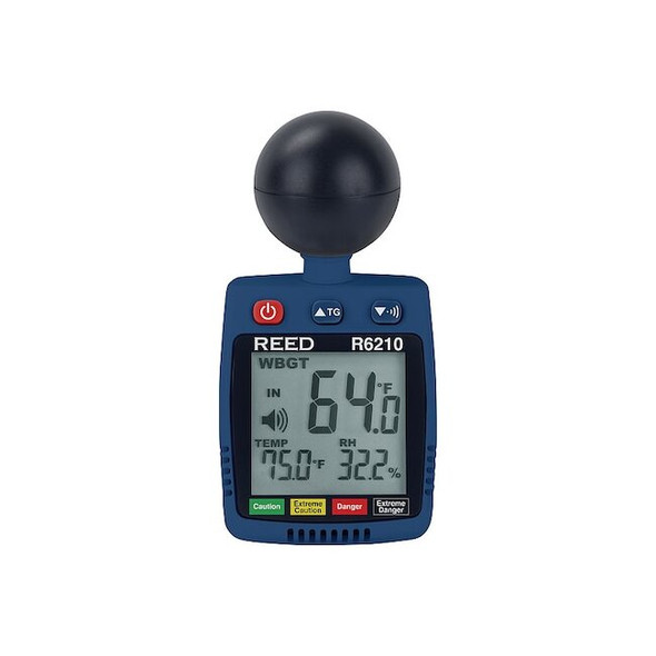 Reed Instruments Heat Stress Meter,Plastic Housing,Blue R6210