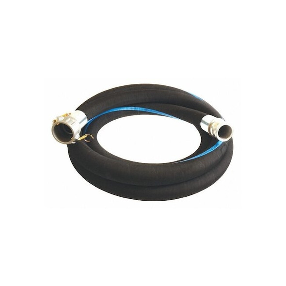 Continental Water Hose,1-1/2" ID x 50 ft.,Black RSG150-50CE-G