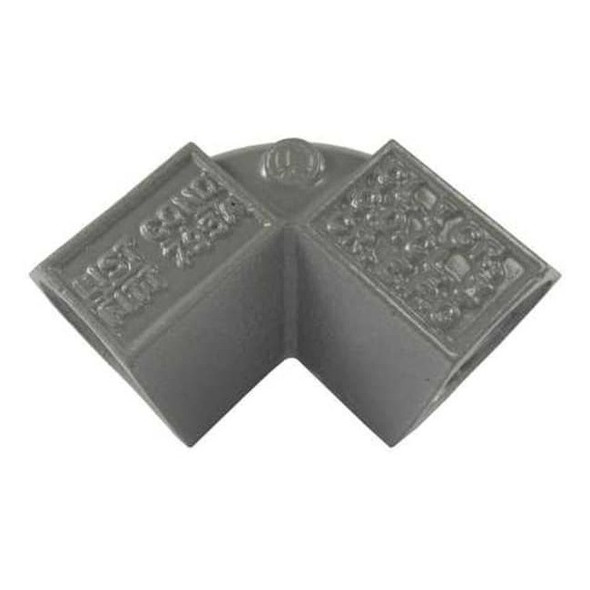 IMC 90 Deg Elbow, 1/2 in, Threaded, Aluminum, Powder Coated, Gray