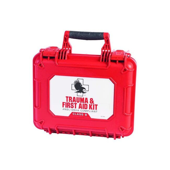 Trauma and First Aid Kit, Nylon Hard Case, 209 Components