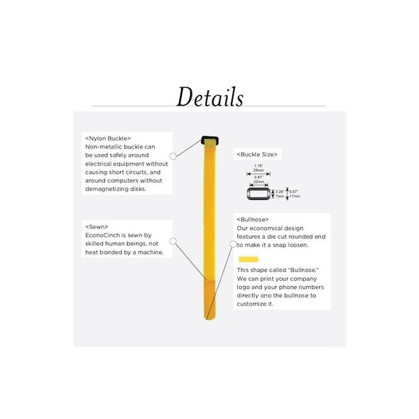 Cable Tie Strap, 12 in L, 2-3/4 in Max Bundle Dia., Black, 5 PK