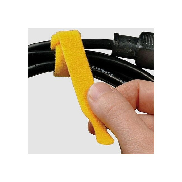 Rip-Tie Cable Tie, 8 in L, 1-3/4 in Max Bundle Dia., Black, 10 PK Y-08-IPL-BK