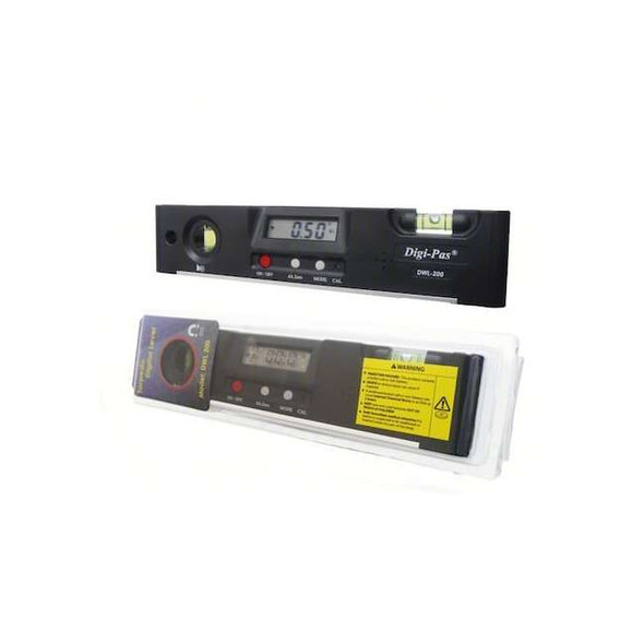 Digi-Pas Digital Level,Black,1.8125 in H 2-00201-99