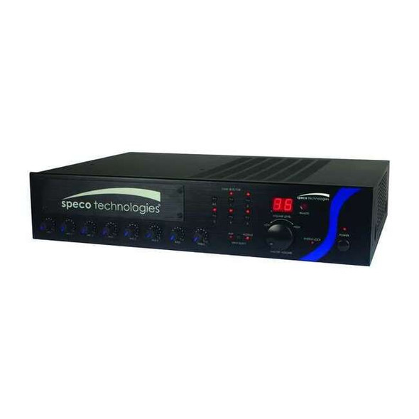 Speco Technologies PA Amplifier,60W,with AC Power Cord PBM60A