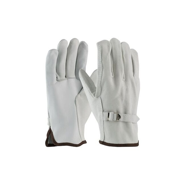 Pip Drivers Gloves, Cowhide, Straight Thumb, L 12 PK 68-158/L Pack of 12
