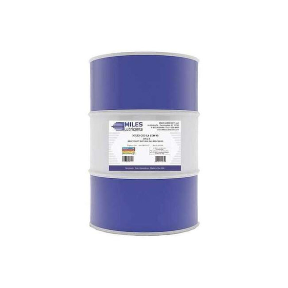 Miles Lubricants Natural Gas Engine Oil, 15W-40, 55 Gal M00200197
