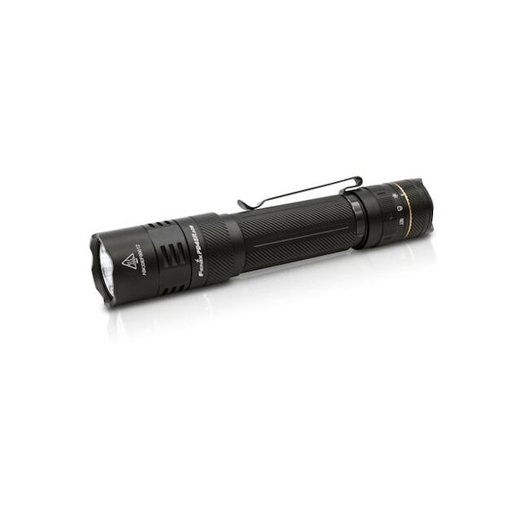 Tactical Handheld Flashlight, Prgrammable, LED, Lithium Ion, 3200lm, Black