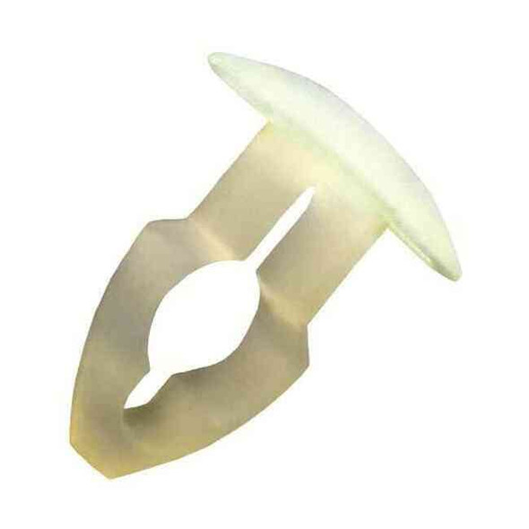 Push-In Rivet, Dome Head, 0.313 in Dia., 47/64 in L, Nylon Body, 25 PK