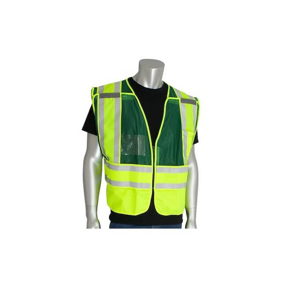 Pip Public Safety Vests,Ansi 207 302-PSV-GRN-2X/5X
