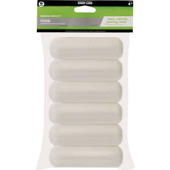 Shur-Line Best 4 In. Foam Roller Cover (6-Pack) 30021503