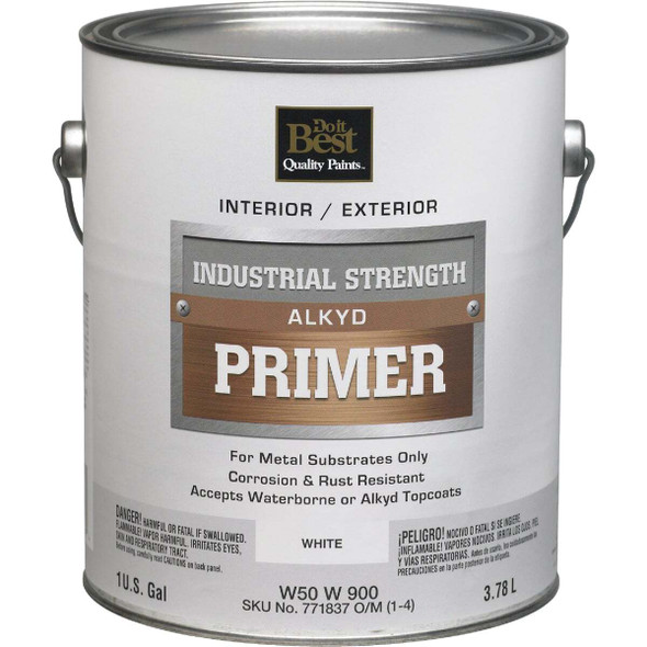Do it Best Alkyd Industrial Strength Primer, White, 1 Gal. W50W00900-16