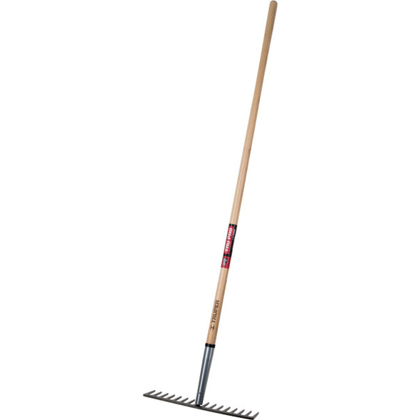 Truper Tru Pro 18.5 In. Steel Landscape Rake (16-Tine) R-16MXX 723886