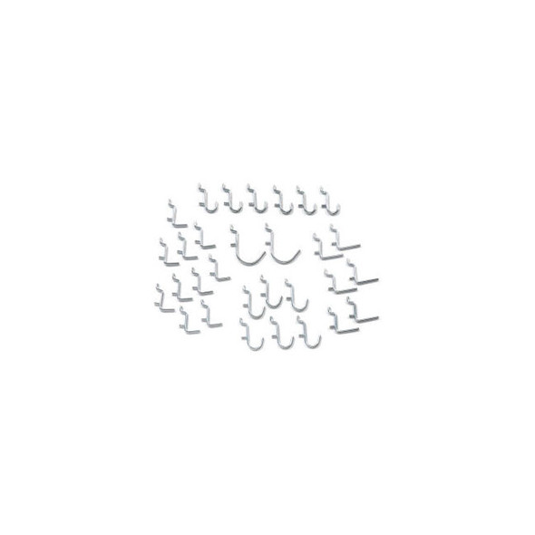 Global Industrial 30 Piece Peg Hook Set (Small Hooks)