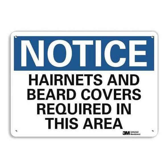 Lyle Notice Sign, RecycldReflecAlum, 10inWx7inH, U5-1248-RA_10X7 U5-1248-RA_10X7