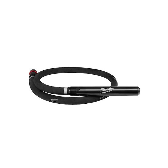 Milwaukee Tool Concrete Vibrator Whip/Head,7 ft,11.2 lb 48-37-0718H