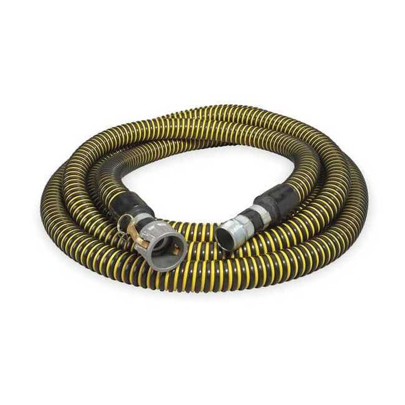 Manufacturer Varies 1-1/2" ID x 20 ft PE Discharge & Suction Hose BK/YL 1ZNB4
