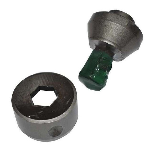 Huskie Tools Punch/Die Set,Hex,Hydraulic,7/16 In SHD-716HEX
