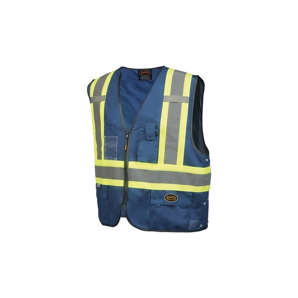 134NAU Safety Vest, 4/5XL, Navy