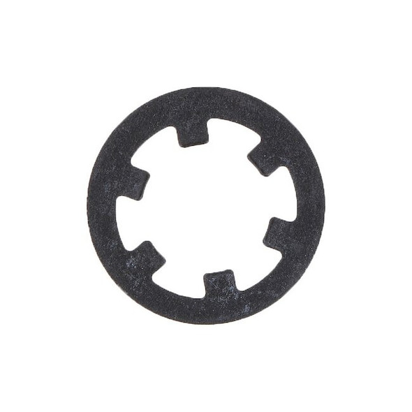 Retaining Ring, Spring Steel Black Phosphate Finish, 1/4 in Shaft Dia, 50 PK