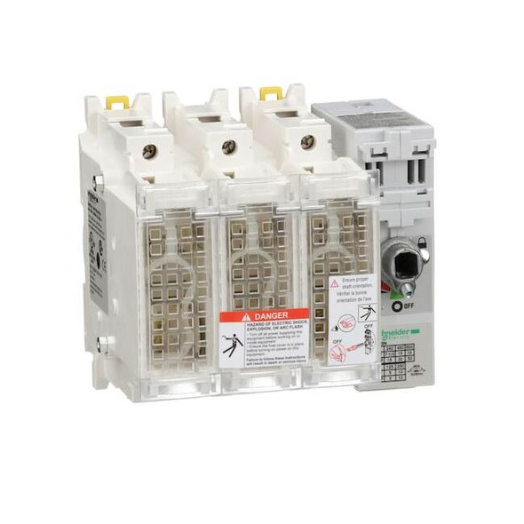 Disconnect Switch, Fusible, 3P, Three Phase, External Frontal