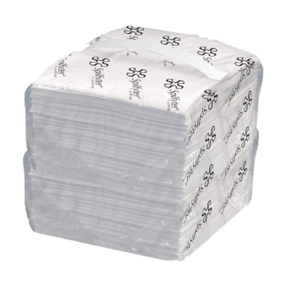 FyterTech Spilfyter™ Oil-Only Unbonded Sorbent Pads, Extra-Heavy, White, 100/Pkg