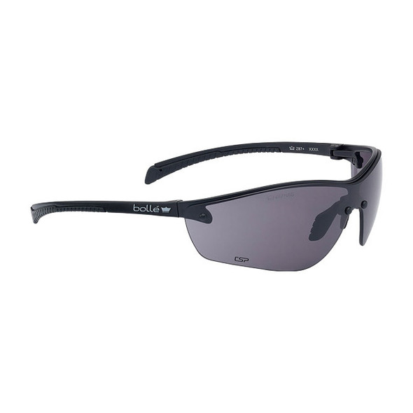 Bolle Safety Silium+ BSSI Safety Glasses, Smoke Lens, 1/Each