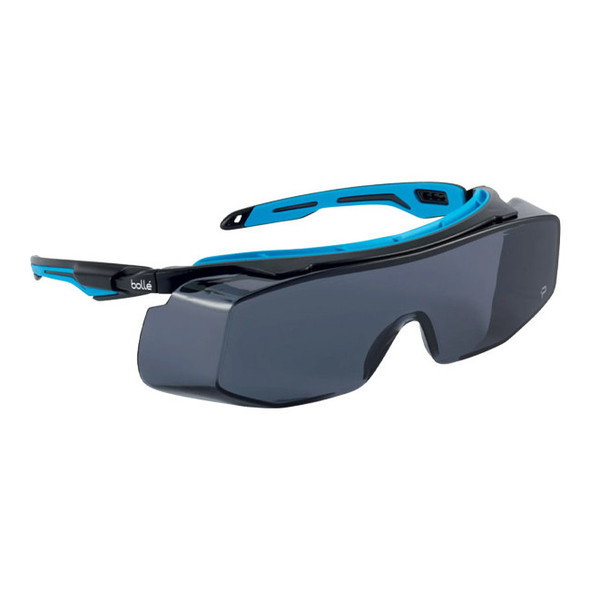 Bolle Safety Tryon OTG Safety Glasses, Smoke Lens, 1/Each