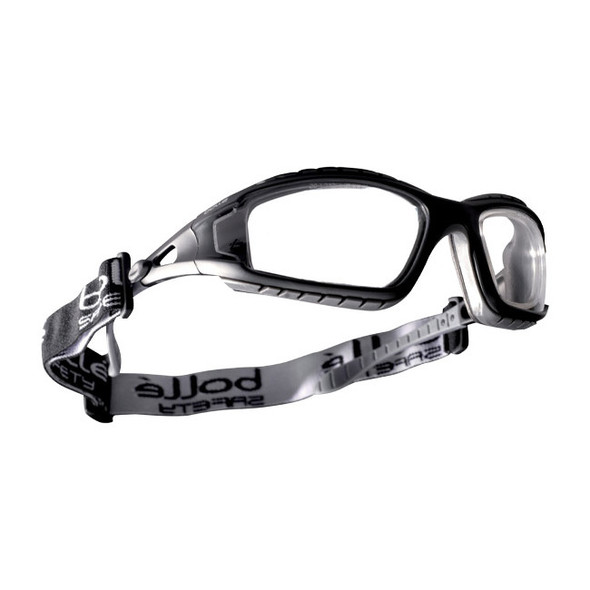 Bolle Safety Tracker Safety Glasses, Platinum Lite Coating, Clear Lens, 1/Each