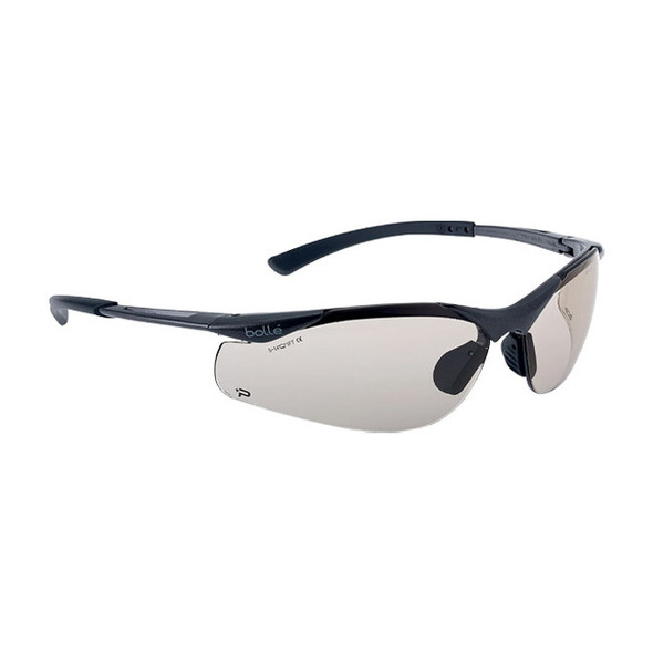 Bolle Safety Contour Safety Glasses, Platinum Coating, Copper Lens, 1/Each