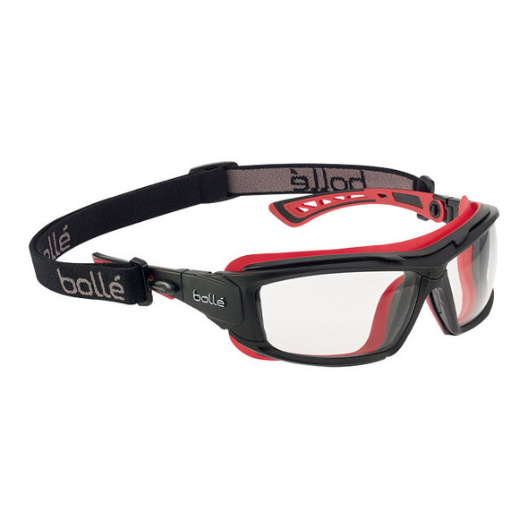 Bolle Safety Ultim8 Safety Glasses, Clear Lens, 1/Each