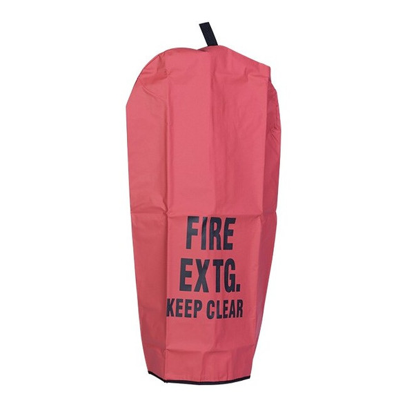 Heavy-Duty Extinguisher Cover, 31" x 16 1/2", Red, 1/Each