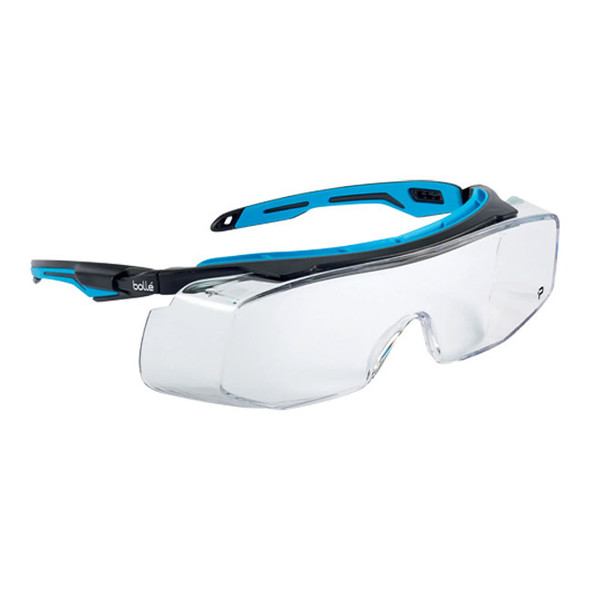 Bolle Safety Tryon OTG Safety Glasses, Clear Lens, 1/Each
