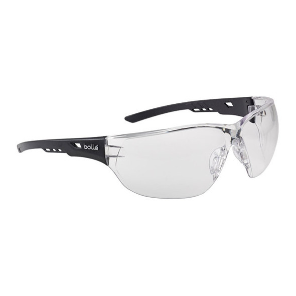 Bolle Safety Ness Safety Glasses, Clear Lens, 1/Each