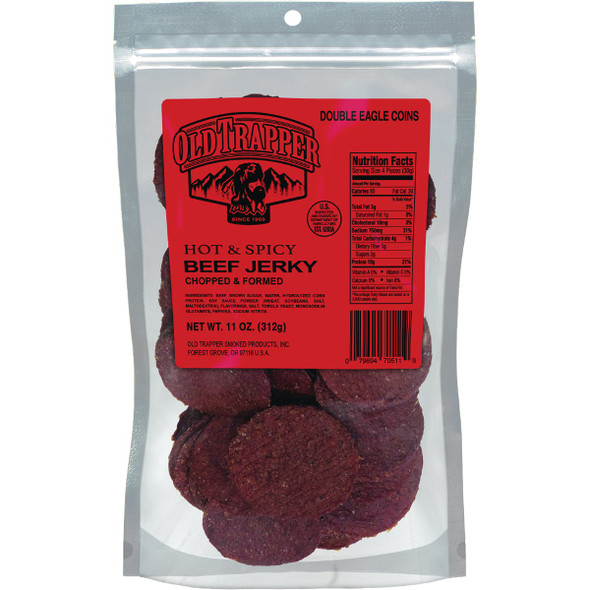 Old Trapper 11 Oz. Spicy Beef Jerky 70511T Pack of 8