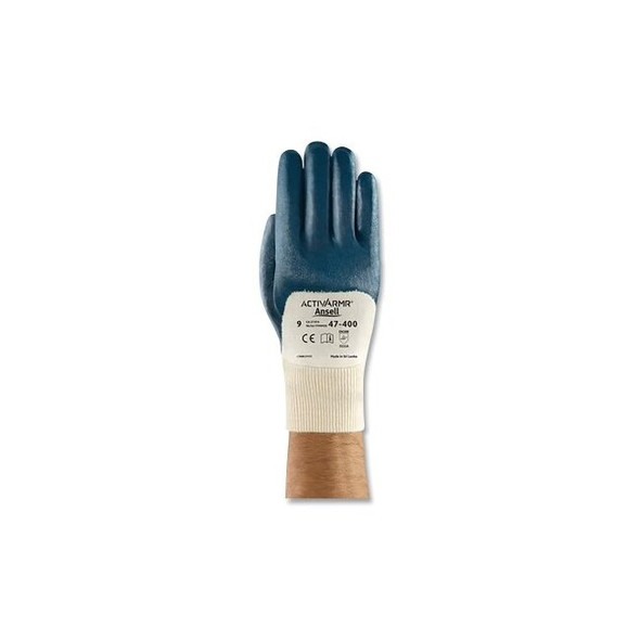 47-200 Nitrile-Coated Gloves, Size 8, Blue Pack of 12