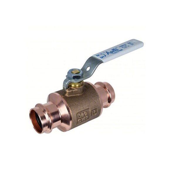 Apollo Valves Manual 2-Way Ball Valve,Press,Bronze 77WCLF10701