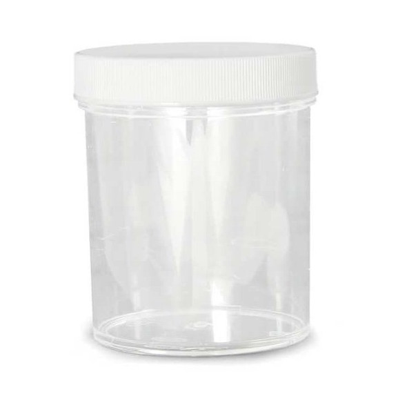 Qorpak Laboratory Jar,Colorless,46 mm H,PK48 PLC-03724
