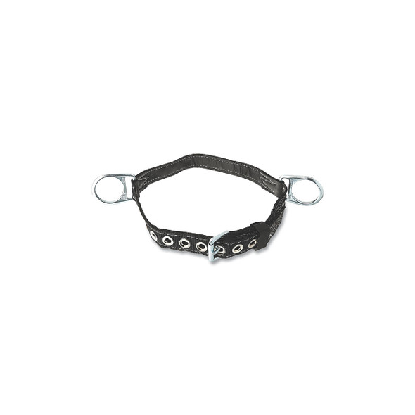 Body Belt, Lined, Nylon, Non-Padded, Double Side D-Rings, 44 in to 52 in Waist