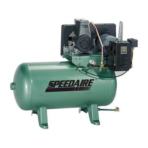 Speedaire Electric Air Compressor, 1.5 hp, 1 Stage 5Z699