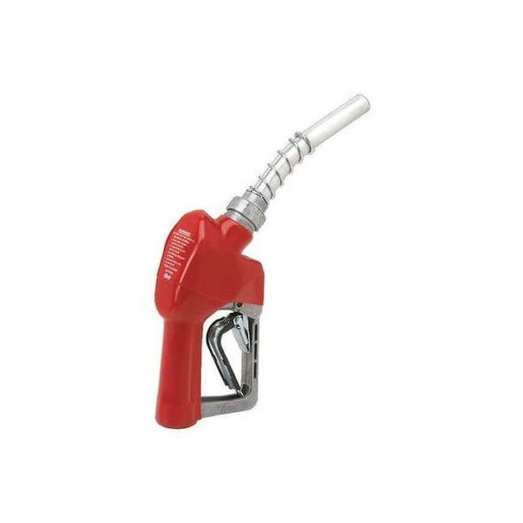Husky FuelNozzle,Red,3/4in,NPT,7inAlumSpout 159404N-02