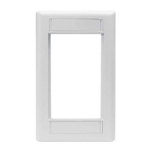 Hubbell iSTATION IMF1W Single Gang Modular Faceplate - 1-gang - White