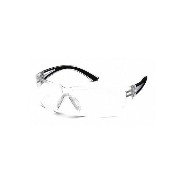 Cortez(R), Safety Glasses, Anti-Scratch, Clear Lens, Frameless Pack of 12