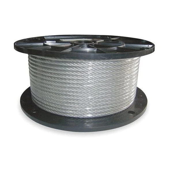 Manufacturer Varies Cable,1/8 In,250ft.L,352 lb.,7x19,Steel 2VJT7